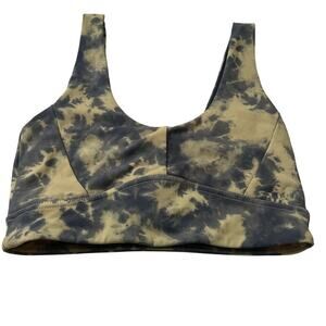 VARLEY Women’s Let’s Go Elsie Green Tie Dye Sports Bra Size S